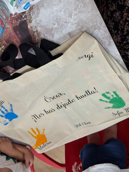 Bolsa Tote Bag "Nos has dejado huella" ✨