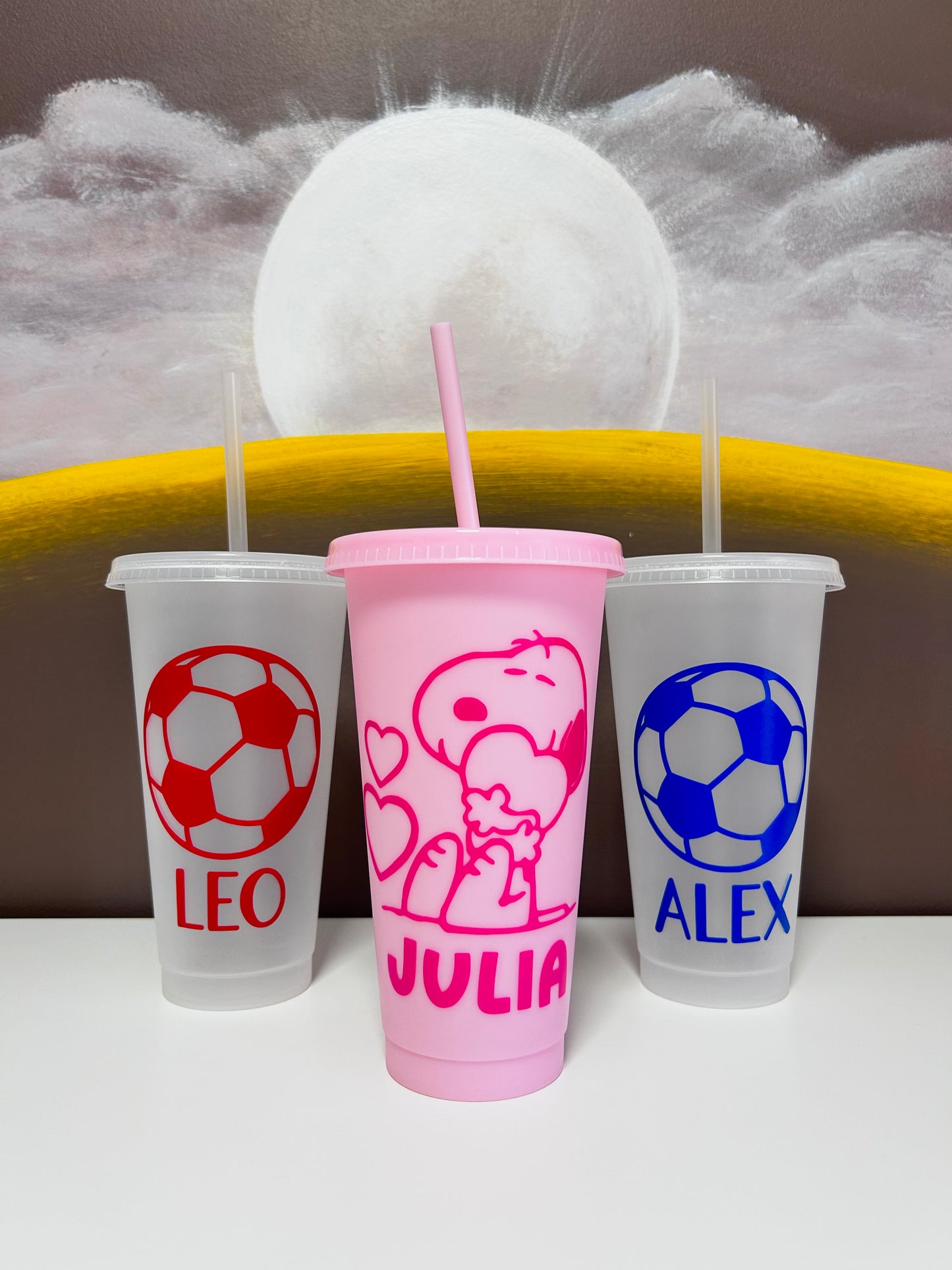 Vaso Reutilizable con Tapa y Pajita (710 ml)