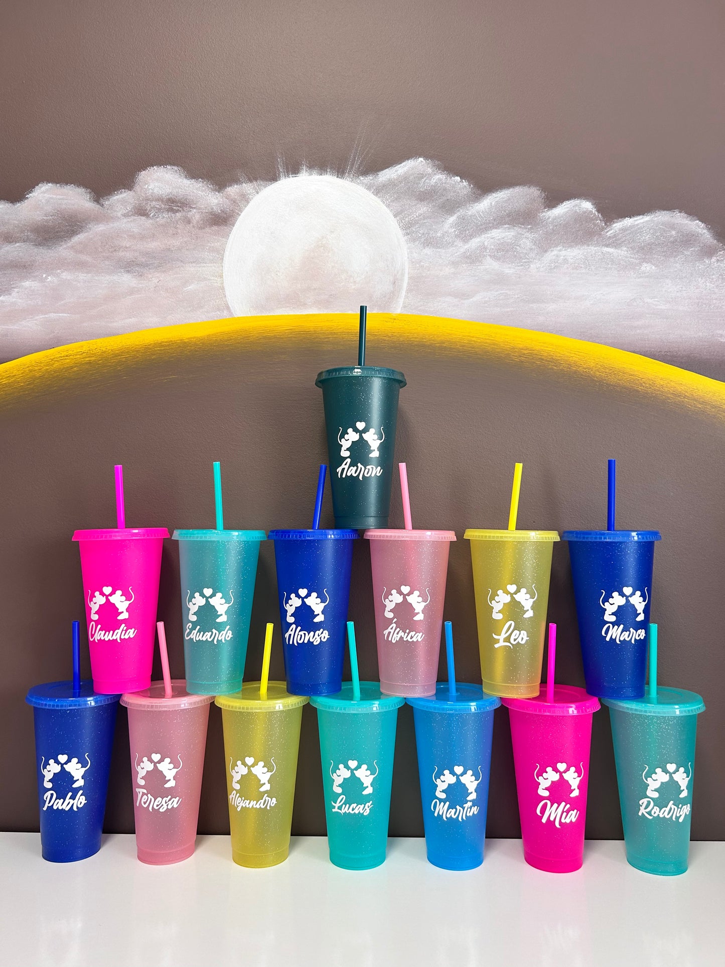 Vaso Reutilizable con Tapa y Pajita (710 ml)