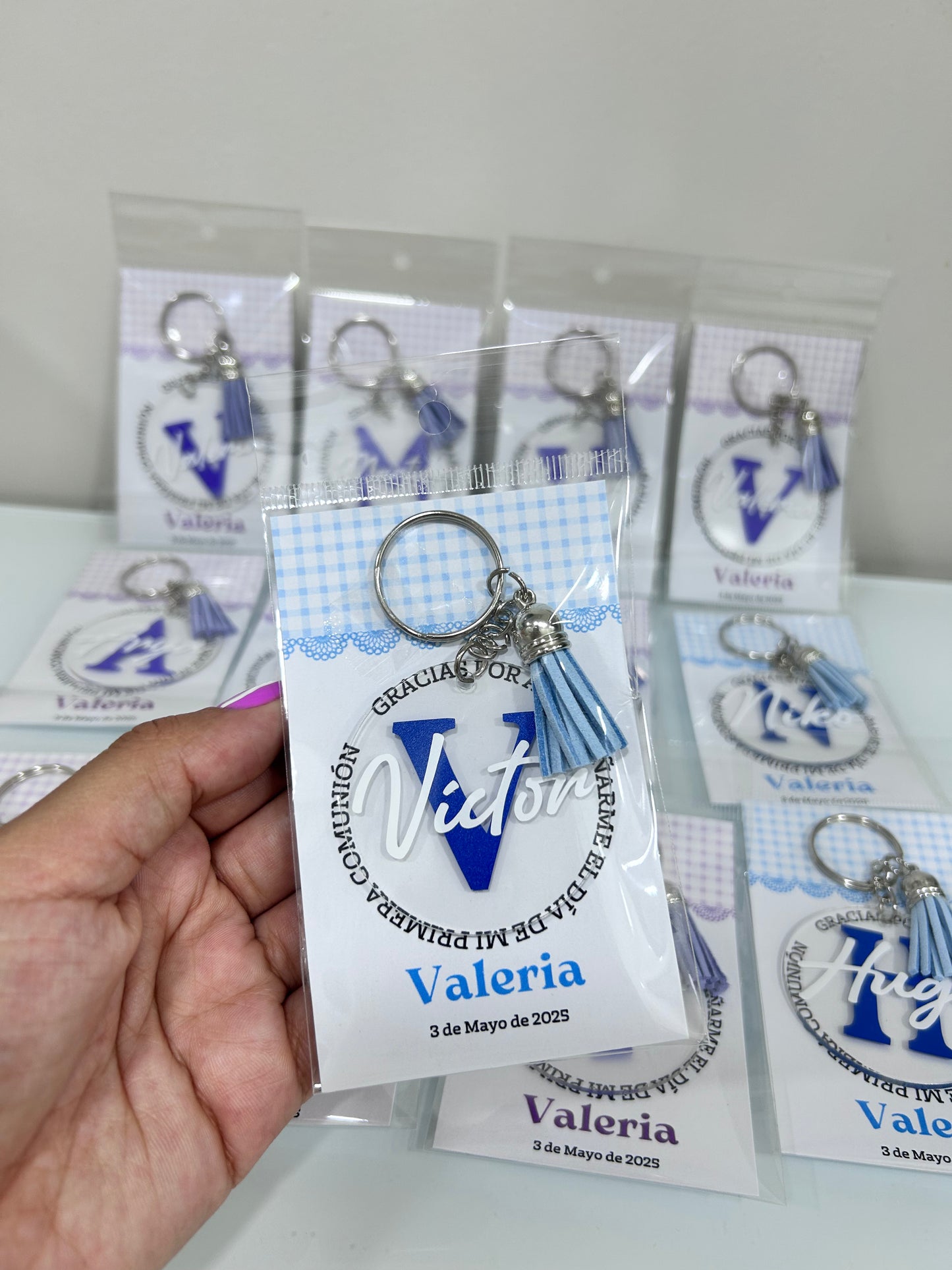 Llavero de Metacrilato Personalizado con Borla