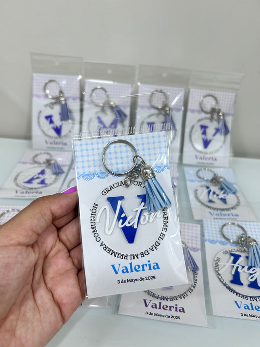 Llavero de Metacrilato Personalizado con Borla
