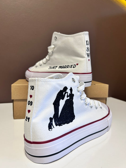 Zapatillas Personalizadas Tipo Converse