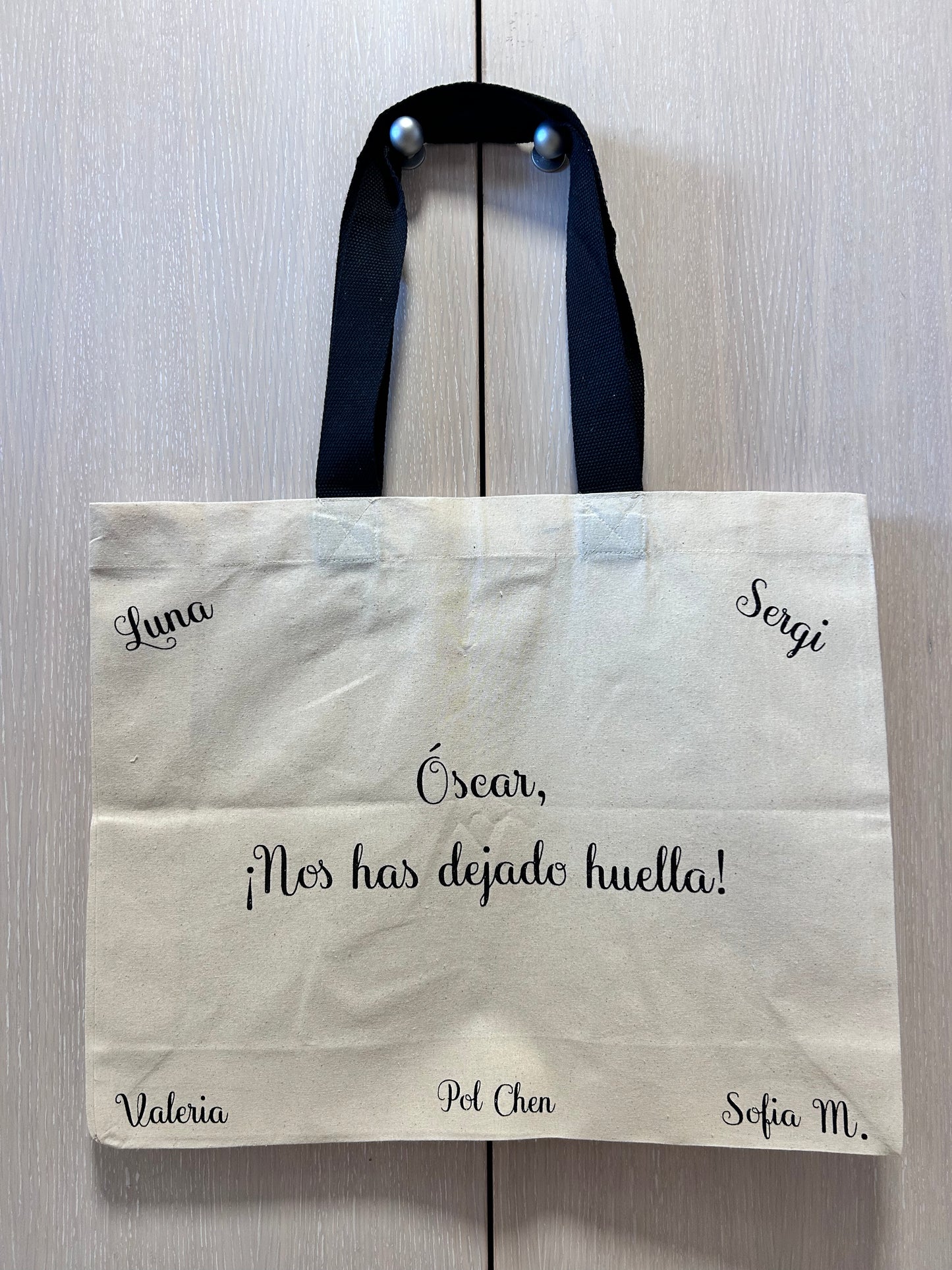 Bolsa Tote Bag "Nos has dejado huella" ✨