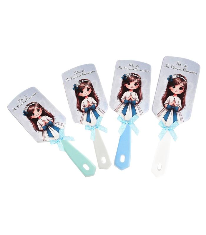 CEPILLO PELO NIÑA COMUNIÓN AZUL