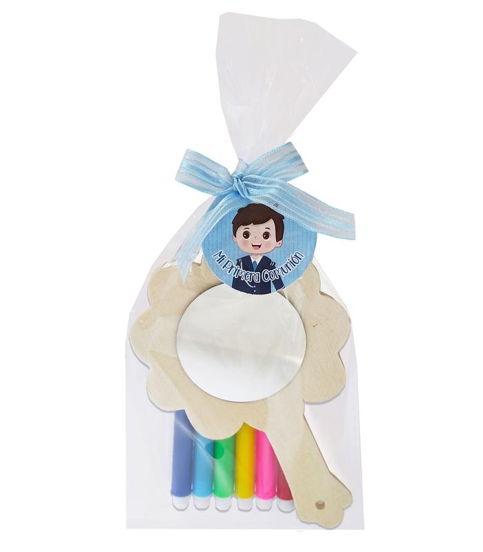ESPEJO COLOREAR EN BOLSA NIÑO COMUNIÓN
